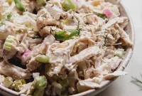 Quick and Zesty Dill Pickle Chicken Salad