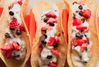 Decadent Gluten and Dairy Free Cannoli Tacos