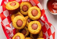 Gluten-Free No-Corn Corn Dog Mini Muffins