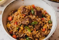 Simple Gluten-Free Soy-Free Steak Fried Rice