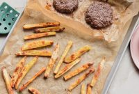 One Pan Burger and Fries Feast