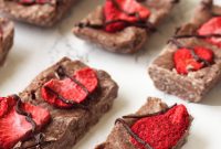 Nourishing Chocolate Strawberry Collagen Protein Bars Paleo AIP Gluten Free