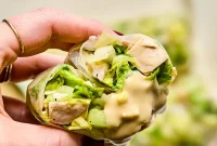 Zesty Chicken Caesar Summer Rolls