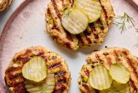 Dill Pickle Chicken Burgers