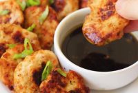 Glazed Asian Chicken Bites Paleo Whole30 AIP