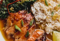 Warming Ginger Chicken Rice Bowl