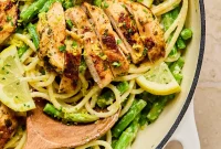 Zesty Lemon & Creamy Goat Cheese Pasta