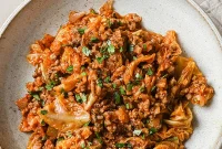 Simple Skillet Cabbage Rolls