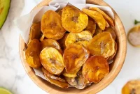 Perfectly Crispy Paleo AIP Baked Plantain Chips
