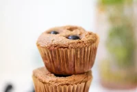 Healthy Egg Free AIP Paleo Blueberry Banana Muffins