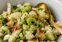 Delicious Paleo Whole30 AIP Bacon Ranch Sweet Potato Salad