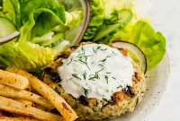Mediterranean Greek Chicken Burgers Paleo Whole30 Keto AIP Compliant