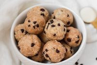 Paleo AIP Gluten Free No Bake Cookie Dough Collagen Protein Bites