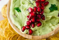 Vibrant Pomegranate Guacamole
