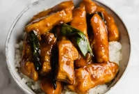 Healthy Paleo Mongolian Chicken
