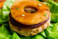 Aloha Teriyaki Chicken Burgers