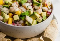 Vibrant Mango Shrimp Ceviche Paleo Whole30 AIP