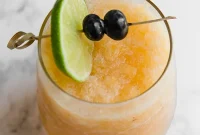 Guilt-Free Frozen Peach Bellini Mocktail (Paleo & AIP)