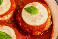 Clean Eating Chicken Parmesan Burger