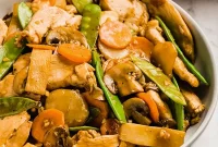 Clean Eating Moo Goo Gai Pan Chinese Mushroom Chicken Stir Fry