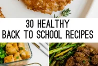 Fueling Success: 30 Healthy Back to School Recipes