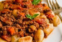 Pillowy Cauliflower Gnocchi with Savory Bolognese