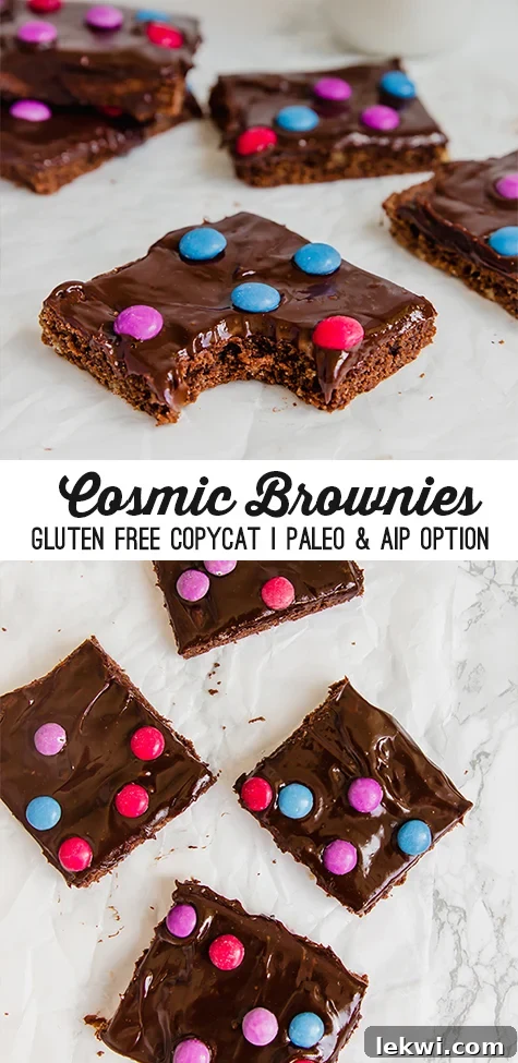 Cosmic Brownies Pinterest Pin image