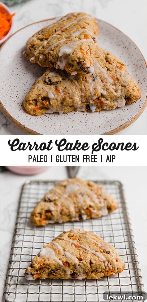 Carrot Cake Scones