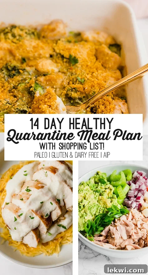Nourishing 14-Day Quarantine Meal Plan
