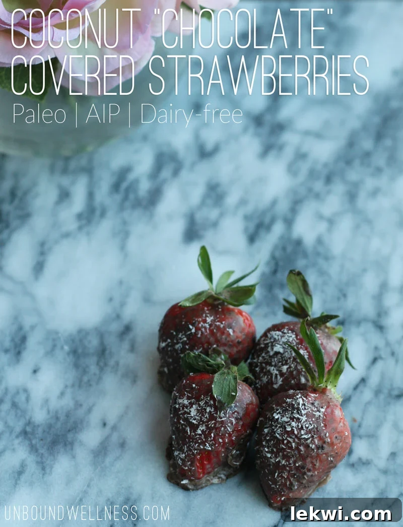 Chocolate covered strawberries on a counter with a rustic background.