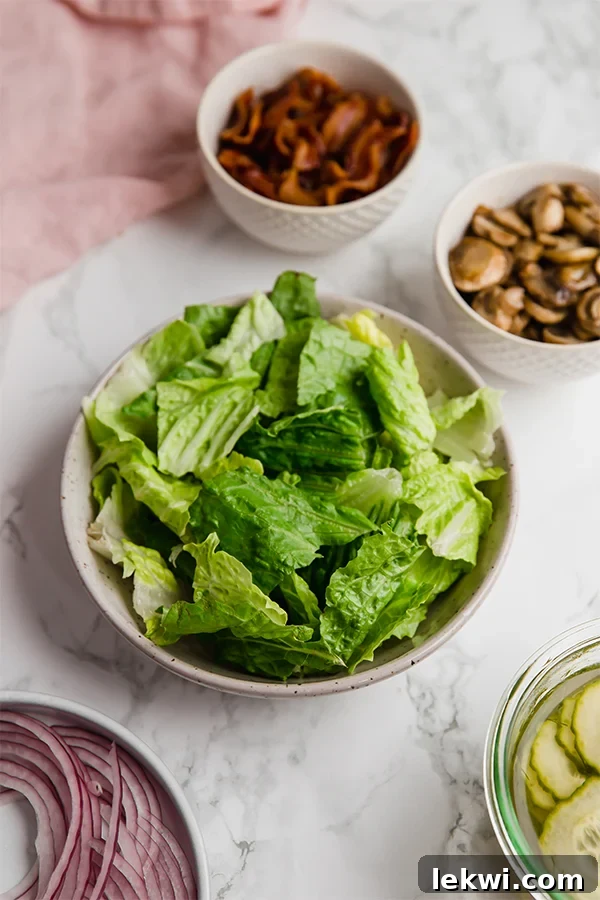 Loaded Burger Bowl Ingredients 