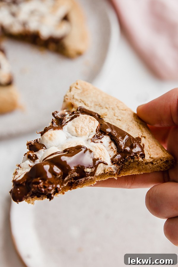 smores pizza
