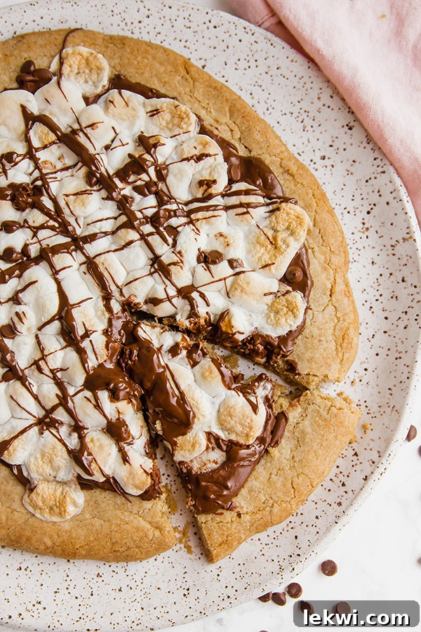 s'mores pizza