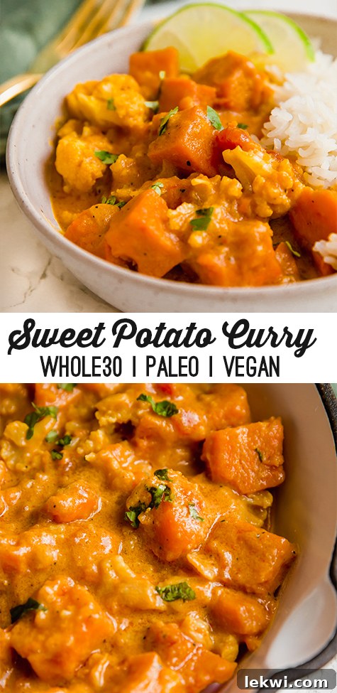 Sweet Potato Cauliflower Curry