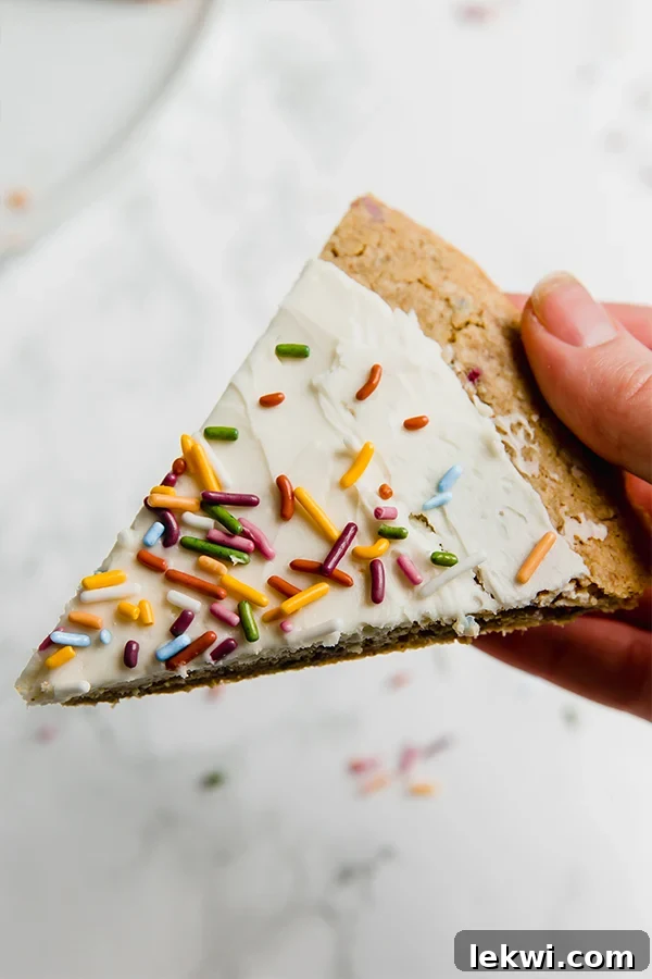 funfetti cookie pizza