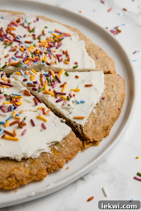 funfetti cookie pizza