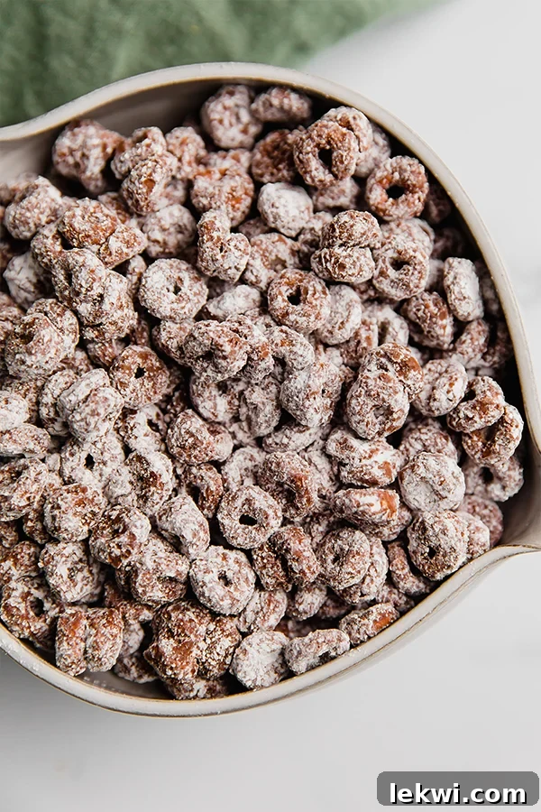 Bowl of gluten-free puppy chow.
