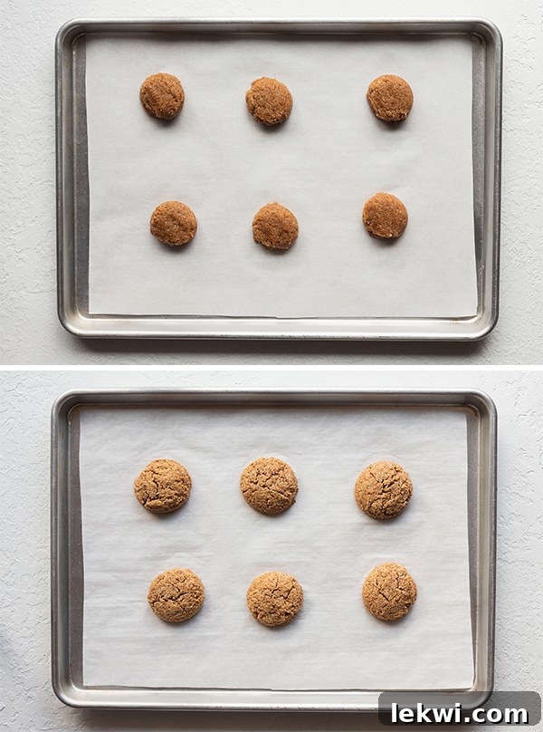 A baking tray filled with unbaked, flattened cookie dough ready for the oven, spaced out neatly.