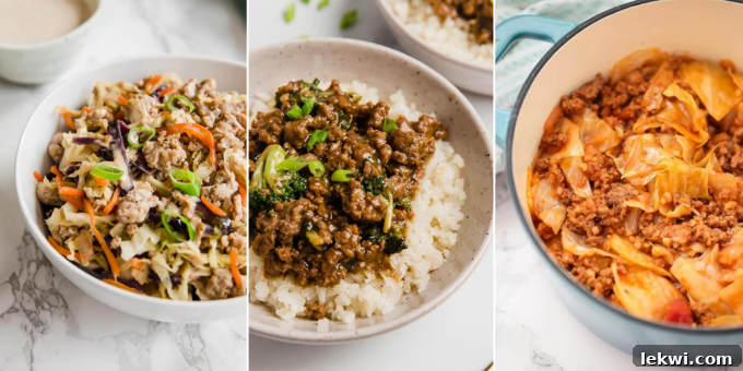 A collage showing various healthy, budget-friendly bowl meals.