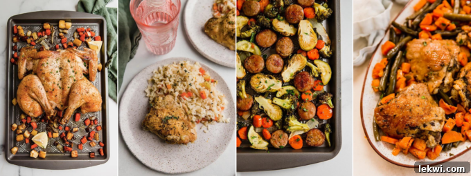 A collage showcasing various healthy, budget-friendly one-pot meals.
