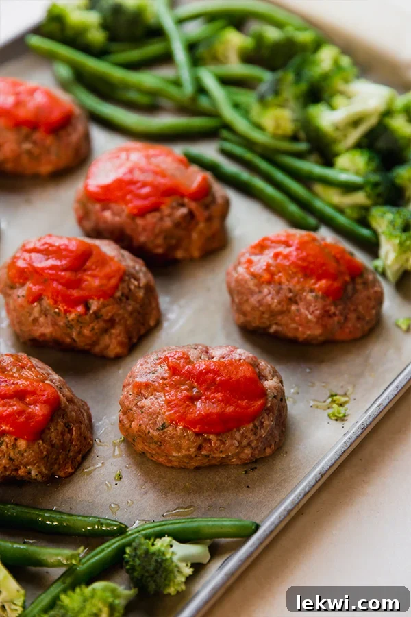 The Italian-Style Mini Meatloaf & Vegetable Sheet Pan.