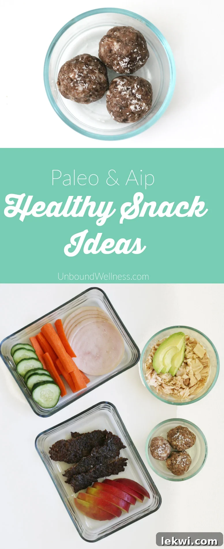 Healthy Homemade AIP & Paleo Snacks on the Go