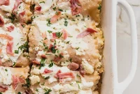 Creamy Gluten-Free Chicken Alfredo Lasagna Roll Ups