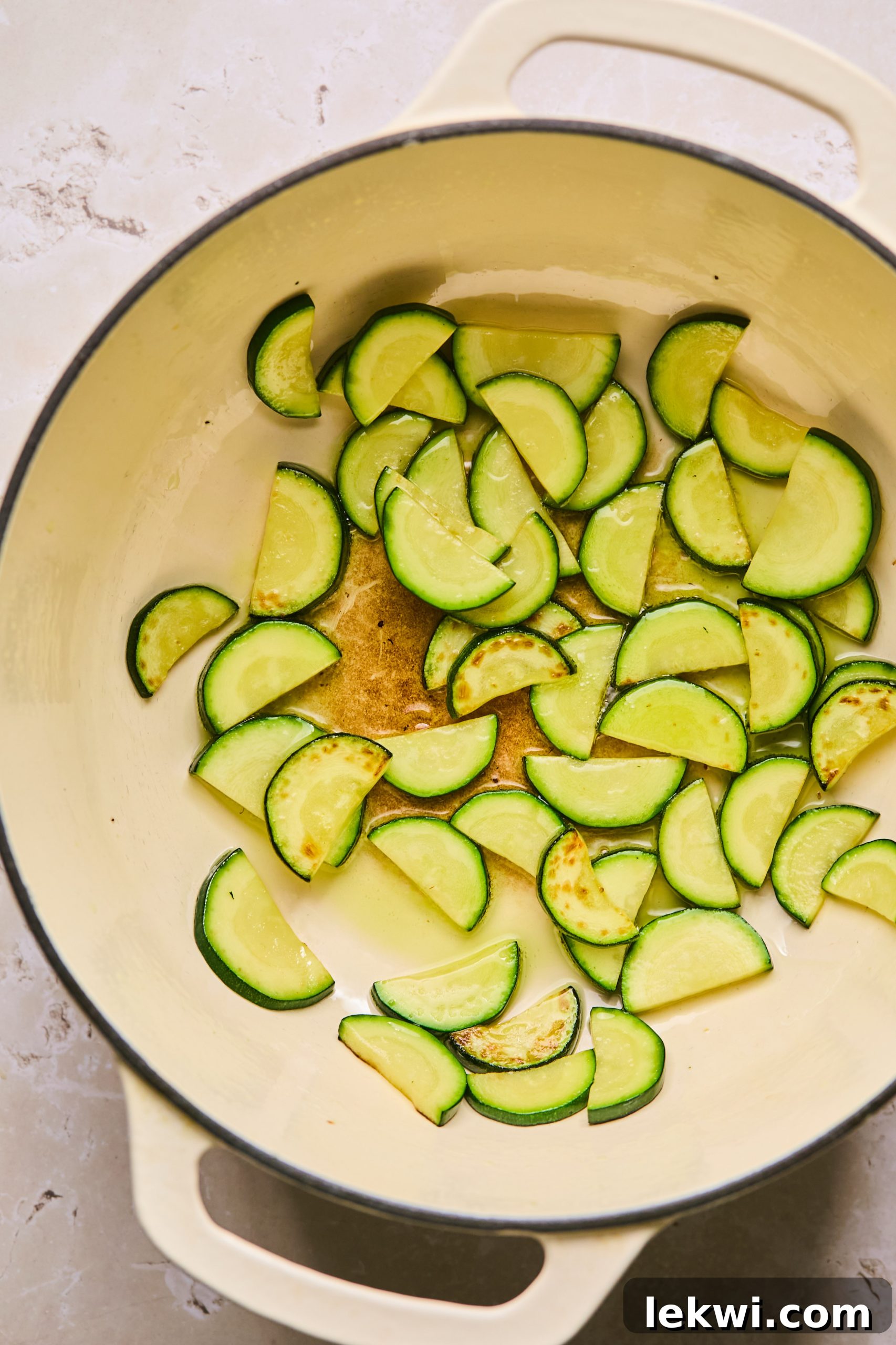 zucchini and avocado oil, sauted on stovetop