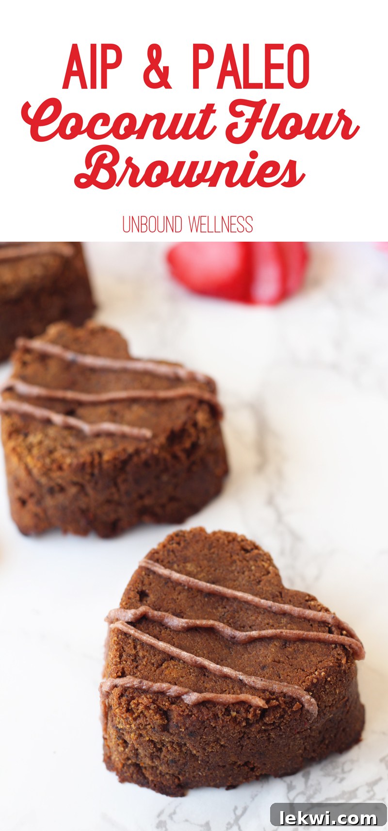 AIP Coconut Flour Brownies (perfect for Valentine's Day!)
