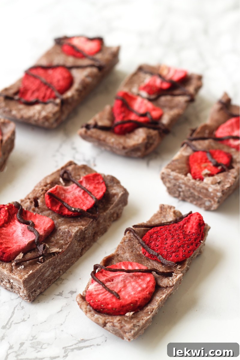 Chocolate Strawberry Collagen Protein Bars (AIP, Paleo, GF)