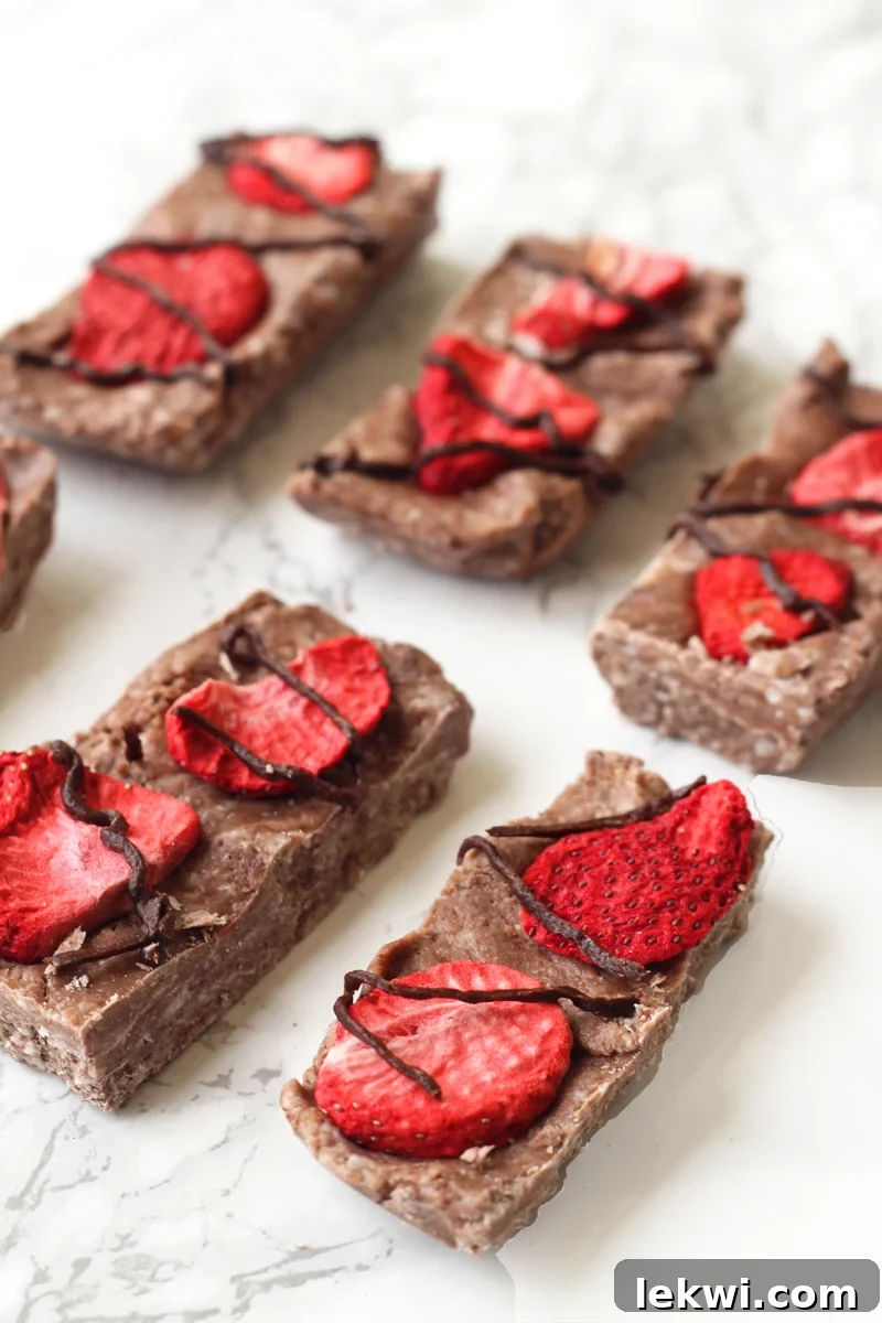 Chocolate Strawberry Collagen Protein Bars (AIP, Paleo, GF)
