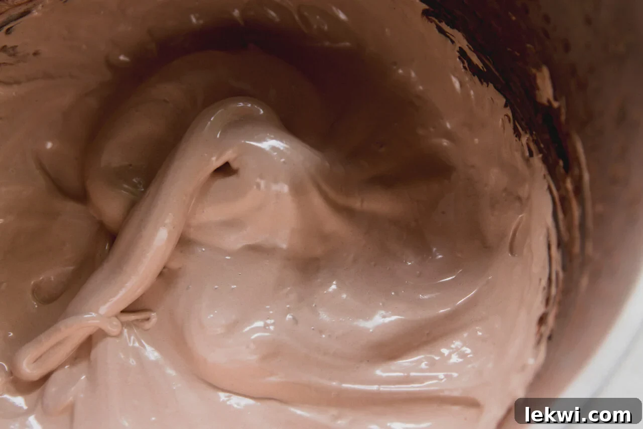 The marshmallow fluff after whipping.