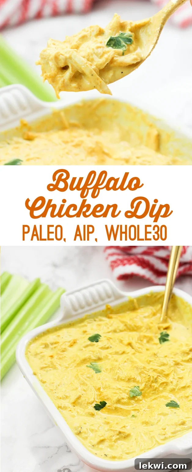 Buffalo Chicken Dip (AIP, Paleo, Whole30)