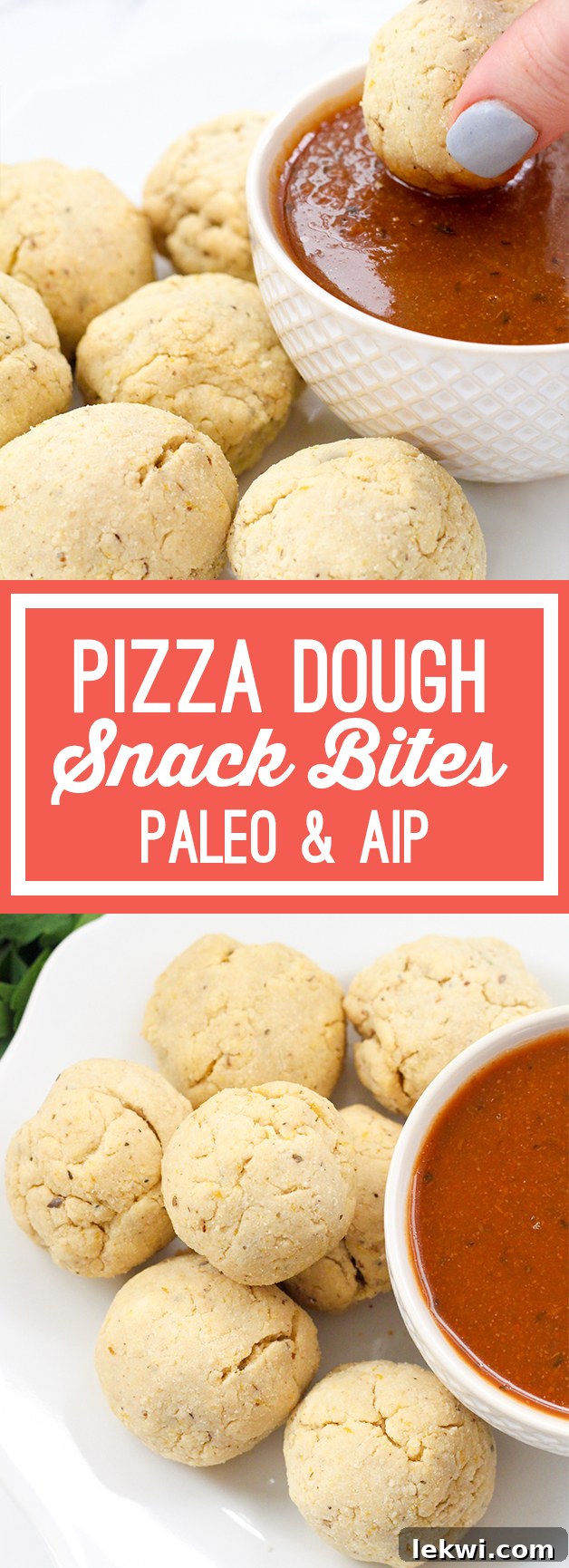Paleo Pizza Dough Snack Bites (AIP)